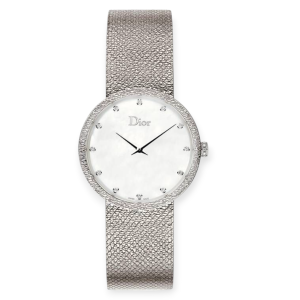 Pre-owned Dior La D de Dior 36mm Quartz CD043116M001