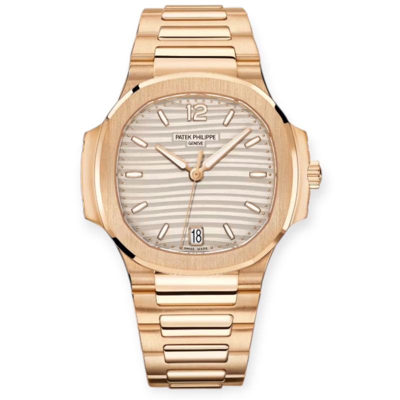 Pre-Owned Patek Philippe Ladies Nautilus Full Rose Gold 35.2mm 7118/1R-001