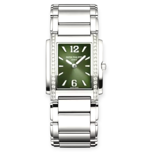 Pre-Owned Patek Philippe Twenty-4  Ladies Watch Green Dial 25.1x30 mm 4910/1200A