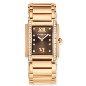 Pre-Owned Patek Philippe Twenty-4  Ladies "Chocalate Dream" Watch 25.1x30 mm  4910/11R
