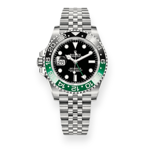 Pre-owned Rolex GMT-Master II "Sprite" OysterSteel 40mm Jubilee126720VTNR