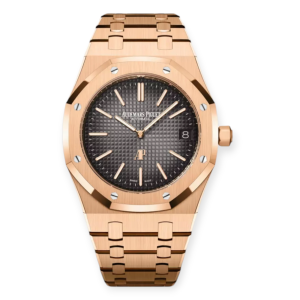 Pre-owned Audemars Piguet Royal Oak "JUMBO" Extra - Thin "50th ANNIVERSARY" 39mm Rose Gold 16202OR.OO.1240OR.01