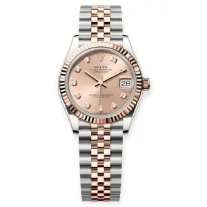 Pre-Owned Rolex DateJust 31mm Pink Diamond-Set Dial Jubilee Bracelet 278271-0024