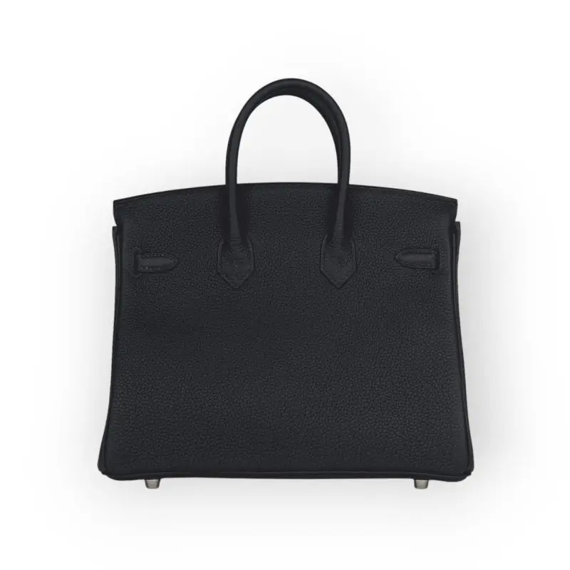 Pre-Owned Hermes Birkin 25 Caban Togo With Gold Hardware