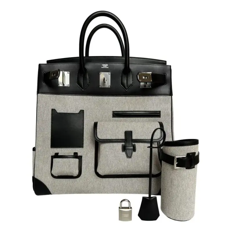 Pre-Owned Hermes Birkin 40 Hac Cargo with Palladium Hardware Limited Edition