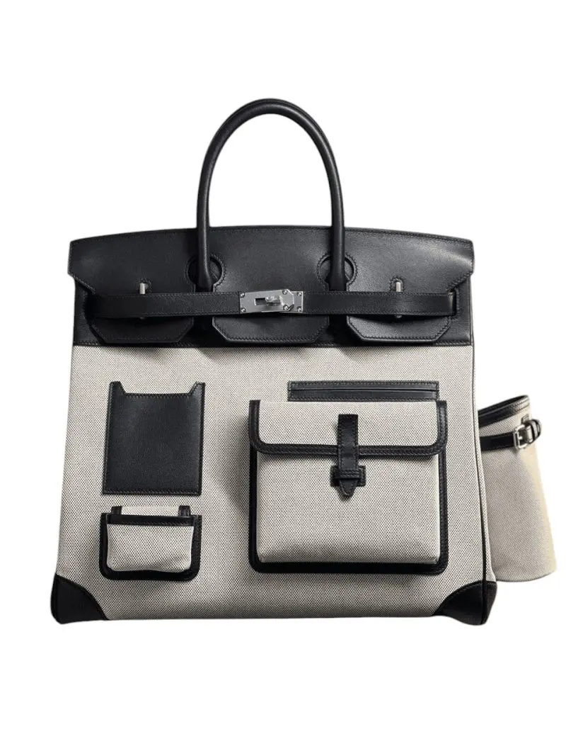 Pre-Owned Hermes Birkin 40 Hac Cargo with Palladium Hardware Limited Edition