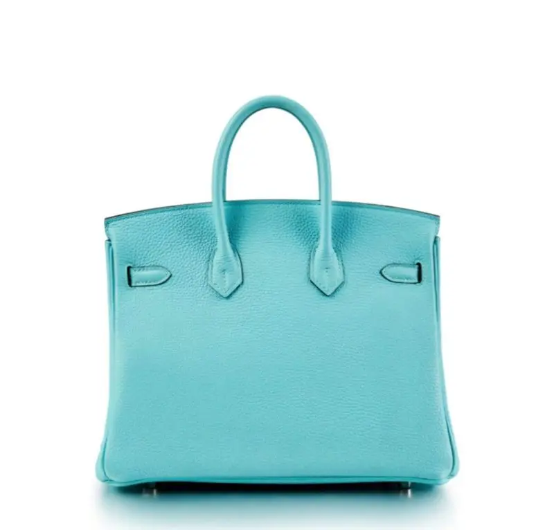 Pre-Owned Hermes Birkin 30 Togo Bleau Atoll With Palladium Hardware