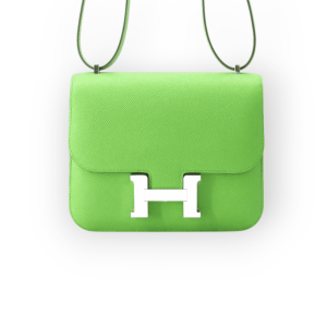Pre-Owned Hermes Constance 18 Vert Yucca Epsom Leather With Palladium Hardware