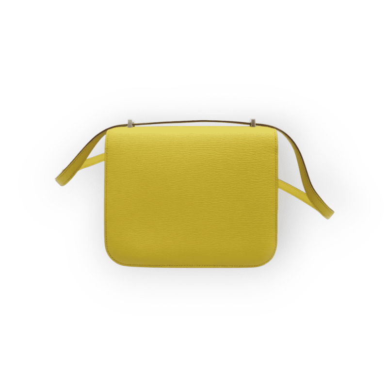 Pre-Owned Hermes Constance 18 Epsom Soufre With Palladium Hardware