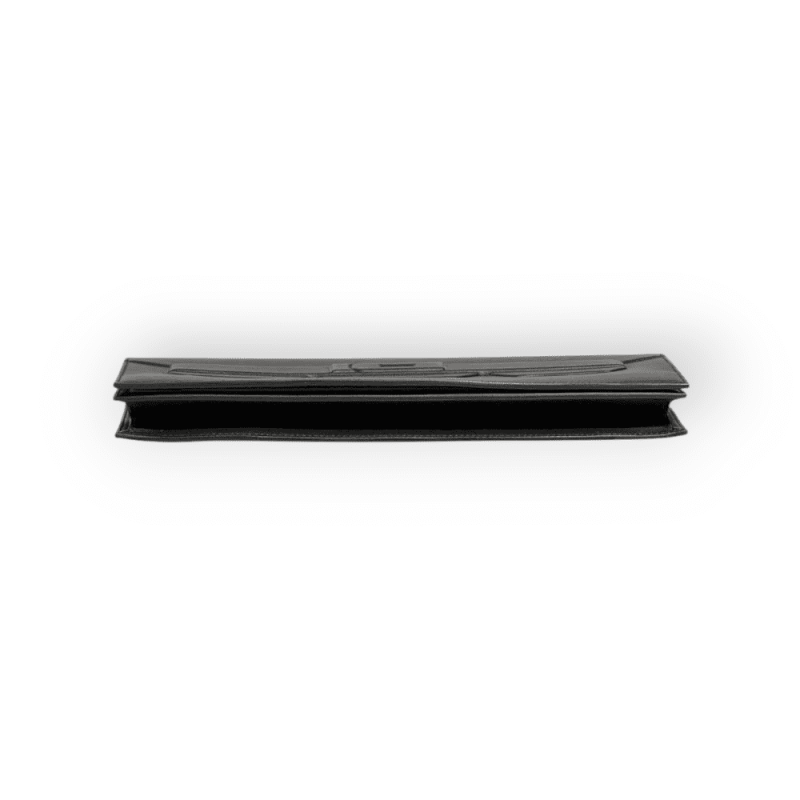 Pre-Owned Hermes Shadow Clutch Veau Swift Noir / Black
