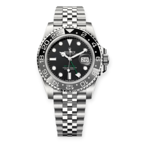 Pre-owned Rolex GMT-Master II "Bruce Wayne" OysterSteel 40mm Jubilee 126710GRNR-0003