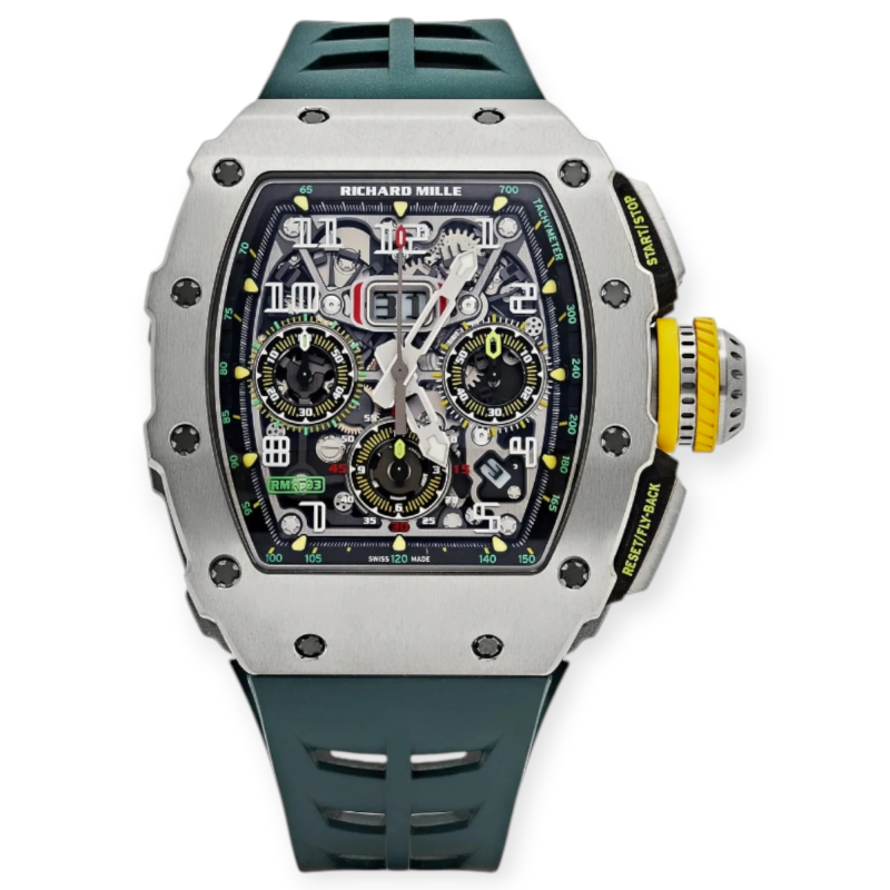 Pre-owned Richard Mille RM 11-03 Titanium Flyback Chronograph Men's Watch