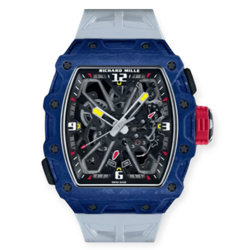 Pre-owned Richard Mille RM 35-03 Blue NTPT Automatic Rafael Nadal