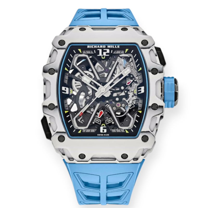 Pre-owned Richard Mille RM 35-03 C White TPT Quartz Automatic Rafael Nadal