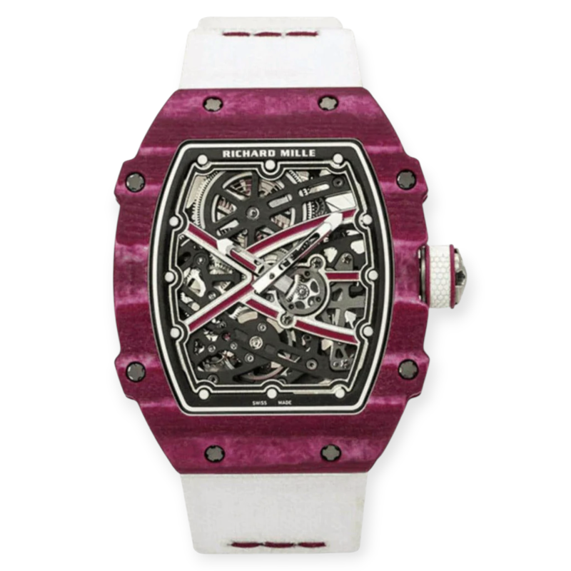 Pre-owned Richard Mille RM 67-02 High Jump Purple Men's Watch