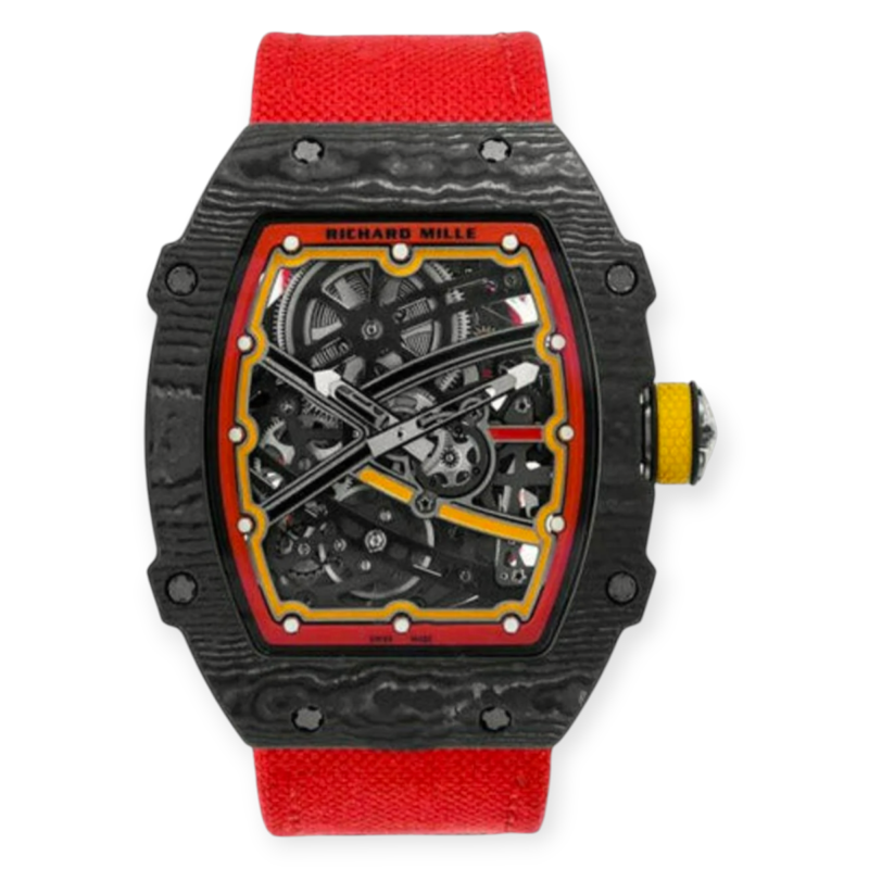 Pre-owned Richard Mille RM67-02 Alexander Zverev Skeleton Dial Arabic Numeral Carbon NTPT