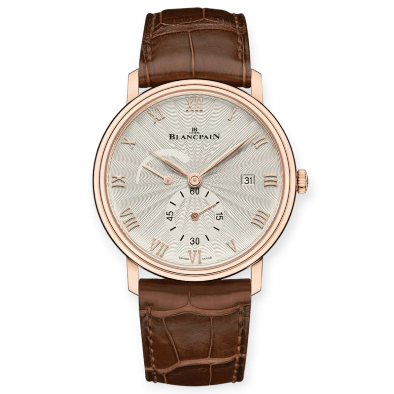 Pre-Owned Blancpain Villeret UltraPlate 40mm Small Seconds & Power Reserve Mechanical Men's Watch 6606-3642-55A