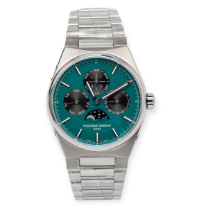 Pre-Owned Frederique Constant Turquoise Titanium Highlife Year of the 50th Limited Edition 41mm Perpetual Calendar FC-775LNG4NH1B