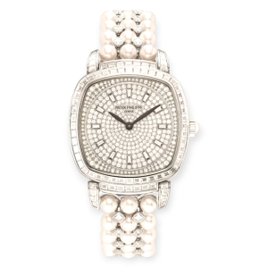 Pre-Owned Patek Philippe Gondolo Haute Joaillerie White Gold 34mm 7042-100G-010