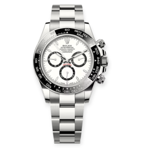 Pre-Owned Rolex Cosmograph Daytona Steel "Panda" 40mm White Dial 126500LN-0001