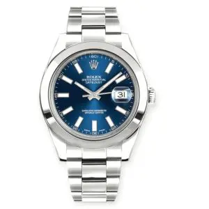Pre-Owned Rolex DateJust II 41mm Bright Blue Dial 116300