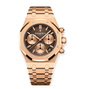 Pre-owned Audemars Piguet Royal Oak Chronograph 41mm Choco Dial Rose Gold  26239OR.OO.1220OR.02