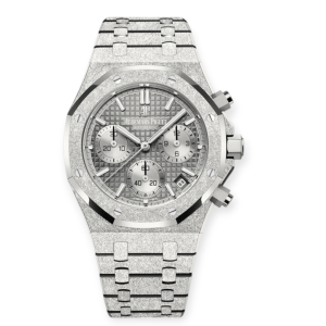 Pre-owned Audemars Piguet Royal Oak Frosted Gold Chronograph White Gold 41mm Limited Edition 26239BC.GG.1224BC.01