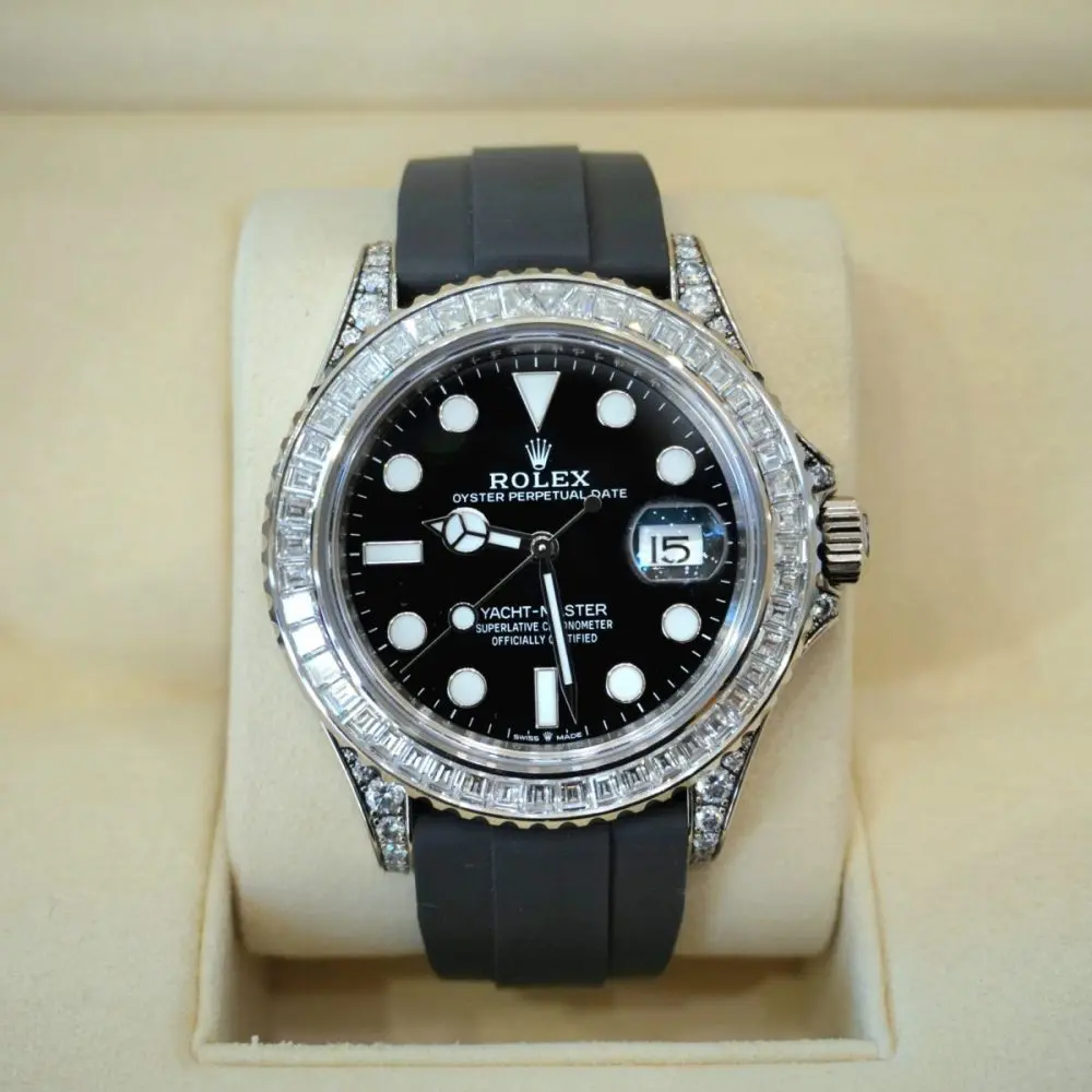 Pre-Owned Rolex Yatch Master 42mm White Gold OysterFlex 226679TBR - Image 3