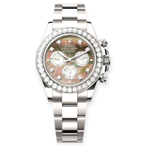 Pre-Owned Rolex Cosmograph Daytona White Gold 40mm Black & White MOP 126579RBR-0001