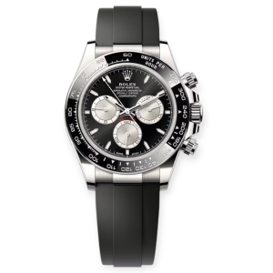 Pre-Owned Rolex Cosmograph Daytona White Gold Bright Black Dial OysterFlex 126519LN-0002