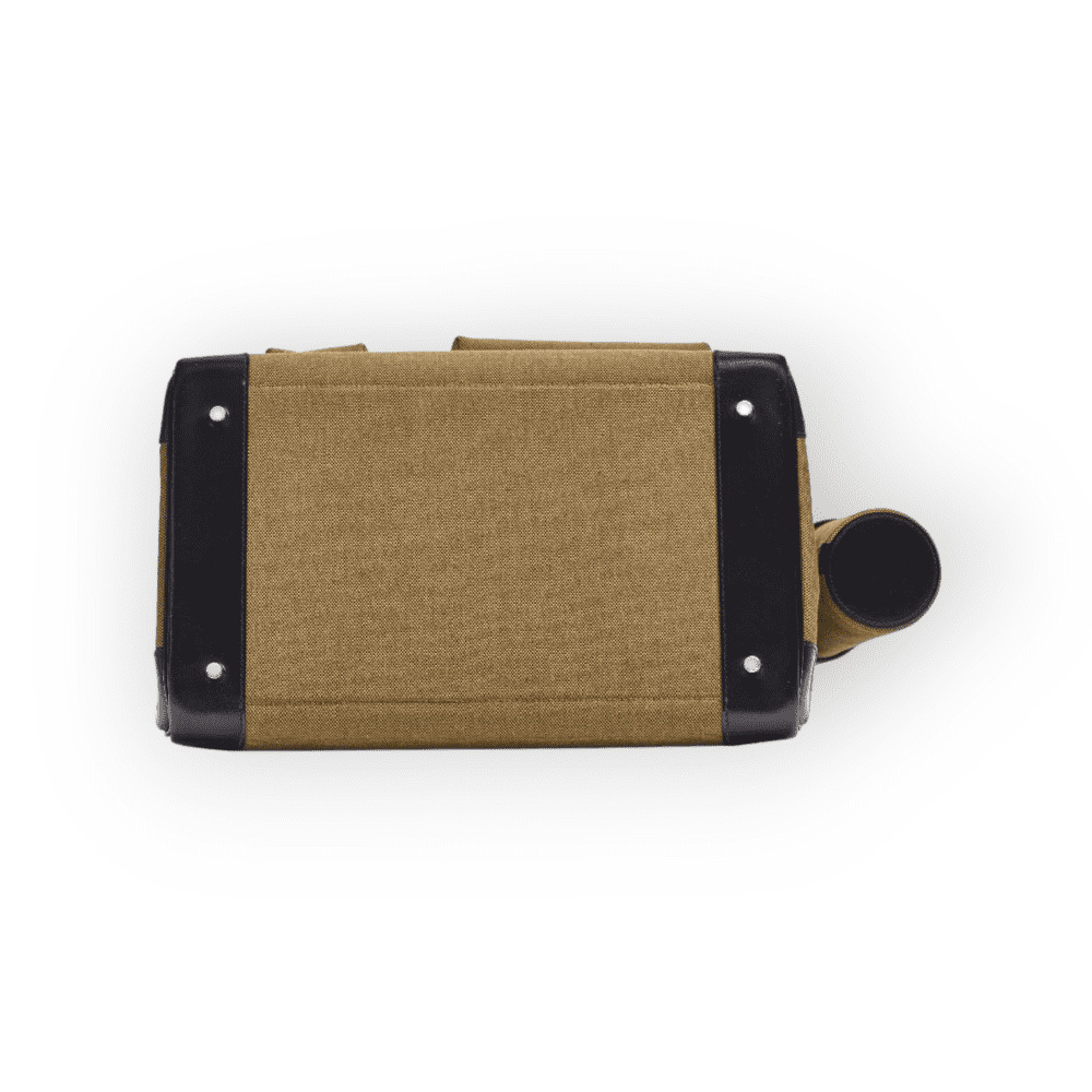 Pre-Owned Hermes Birkin 40 Cargo Hac Olive Canvas & Black Swift Leather - Image 3