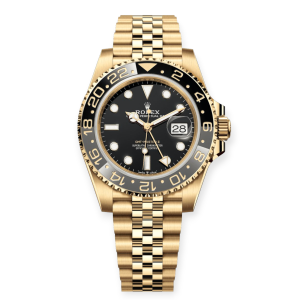 Pre-owned Rolex GMT-Master II Full Yellow Gold 40mm Jubilee 126718GRNR-0001