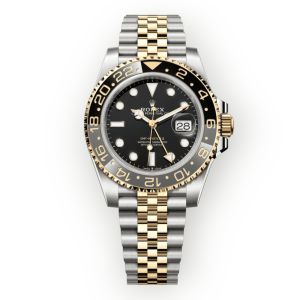 Pre-Owned Rolex GMT-Master II Steel and Yellow Gold 40mm Jubilee  126713GRNR