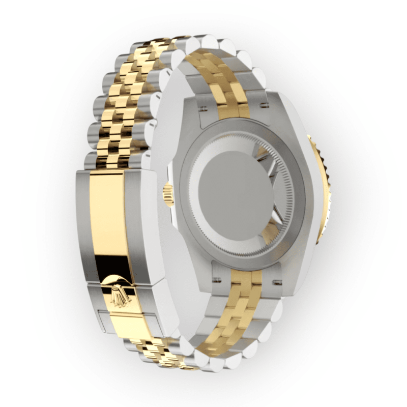 Pre-Owned Rolex GMT-Master II Steel and Yellow Gold 40mm Jubilee  126713GRNR