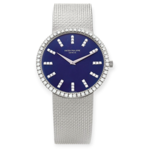Pre-owned Patek Philippe Calatrava White Gold  Claus De Paris 3588