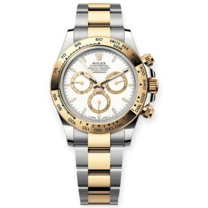 Pre-Owned Rolex Cosmograph Daytona Steel & Yellow Gold 40mm White Dial Oyster 126503-0001