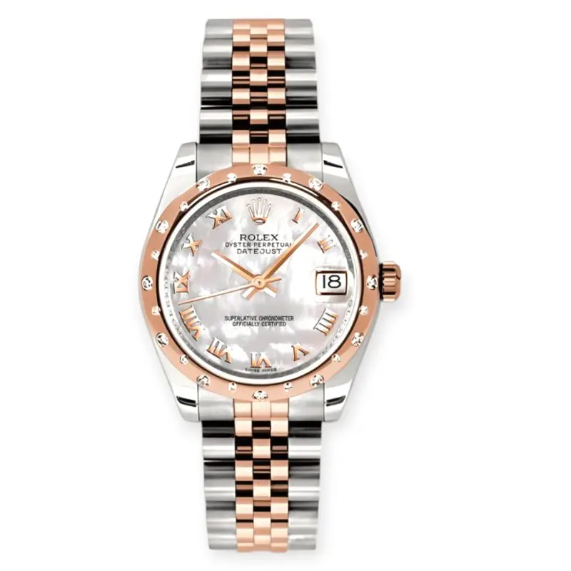 Pre-Owned Rolex DateJust 31mm Steel & Rose Gold  MOP Dial 178341-0012