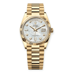 Pre-Owned Rolex Day-Date Yellow Gold 36mm MOP Dial President 128238-0011