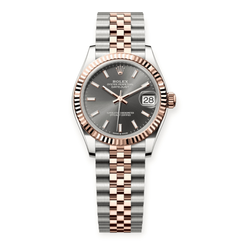 Pre-Owned Rolex DateJust 31mm Slate Dial Jubilee Bracelet 278271-0018