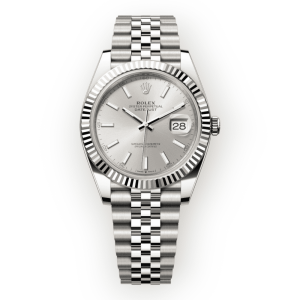 Pre-Owned Rolex DateJust 41mm Silver Dial Jubilee 126334-0004