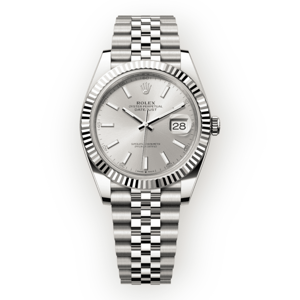Pre-Owned Rolex DateJust 41mm Silver Dial Jubilee