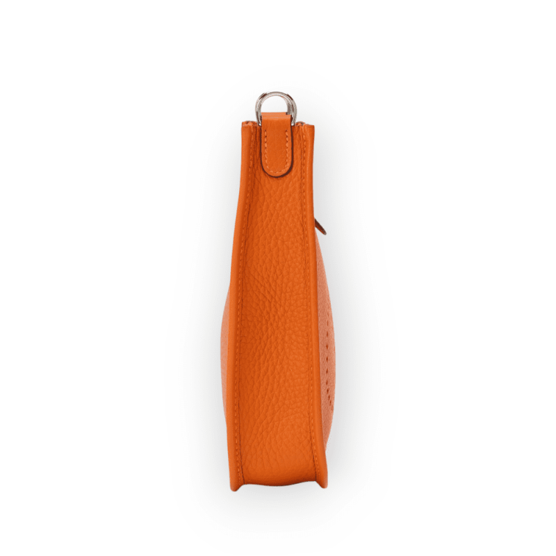 Pre-Owned Hermes Evelyne TPM Taurillon Clemence Orange PHW