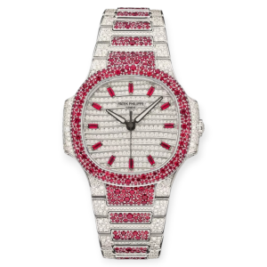Pre-Owned Patek Philippe Nautilus Haute Joaillerie White Gold  7118/1452G