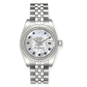 Pre-Owned Rolex Lady- DateJust 26mm Stainless Steel Mop with Sapphire Ladies Watch 179174