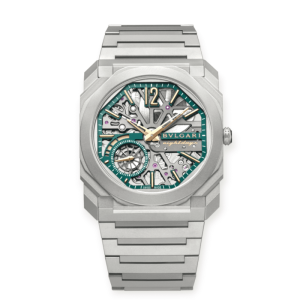 Pre-Owned Bulgari Octo Finissmo Skeleton 8 Days Titanium Special Edition Watch 104124