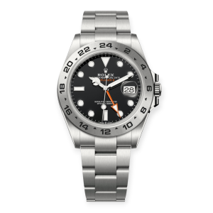 Pre-owned Rolex Explorer-II 42mm Black Dial Oystersteel 226570-0002