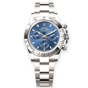 Pre-Owned Rolex Cosmograph Daytona White Gold Blue Dial 40mm 126509-0005