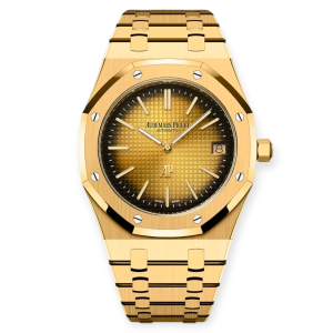 Pre-Owned Audemars Piguet Royal Oak Jumbo Extra-Thin 39mm Yellow Gold Smoked Dial 16202BA.OO.1240BA.02
