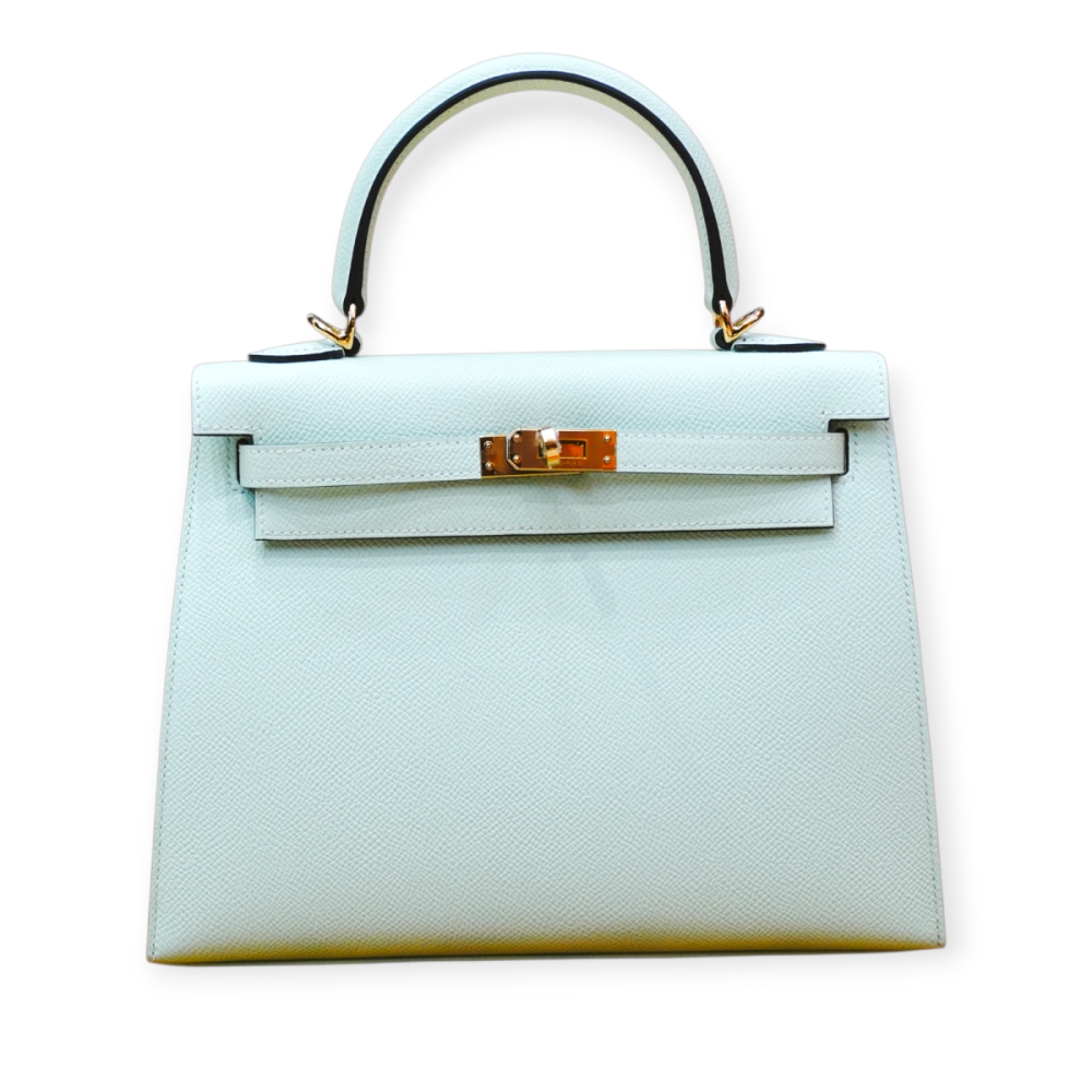 Pre-Owned Hermes Kelly 25 Peppermint Epsom GHW - Image 5