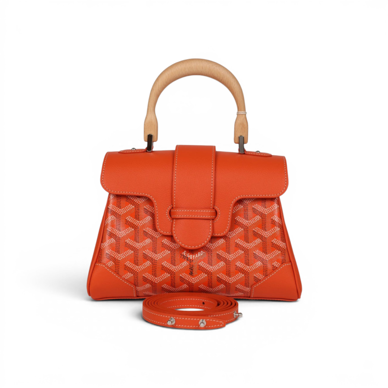 Pre-Owned Goyard Saigon Souple Mini Orange PHW